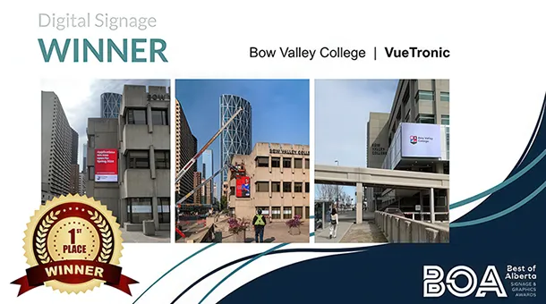 digital signage winner